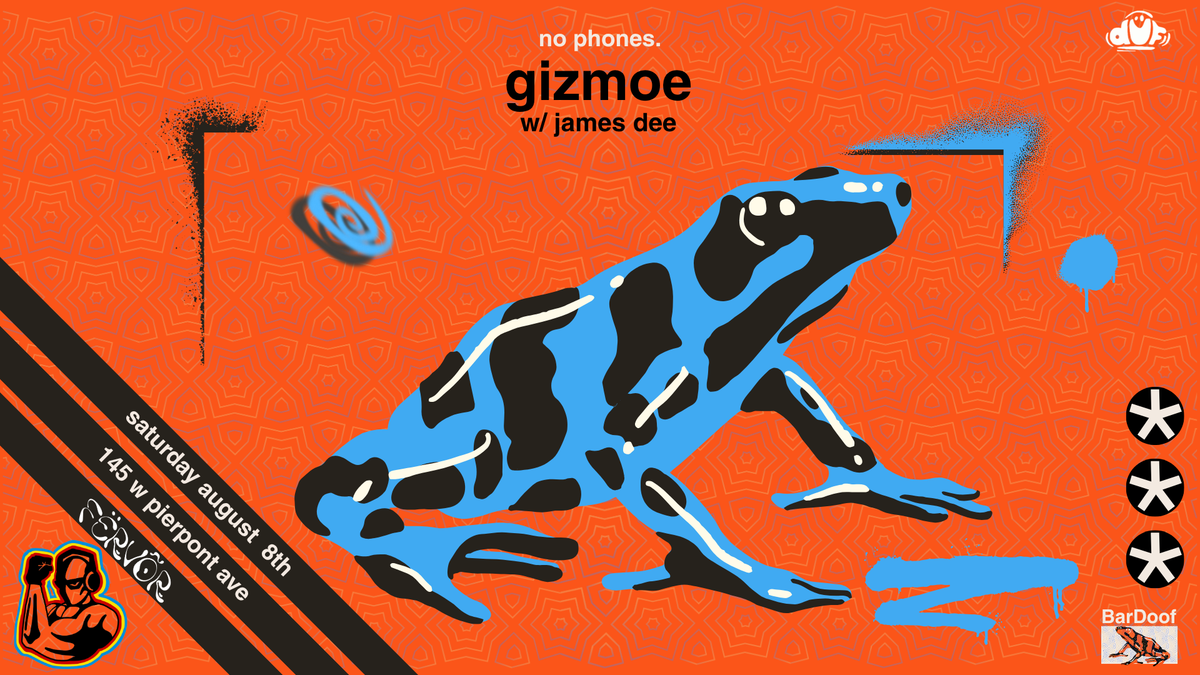 Fervor Presents: Gizmoe w/ James Dee